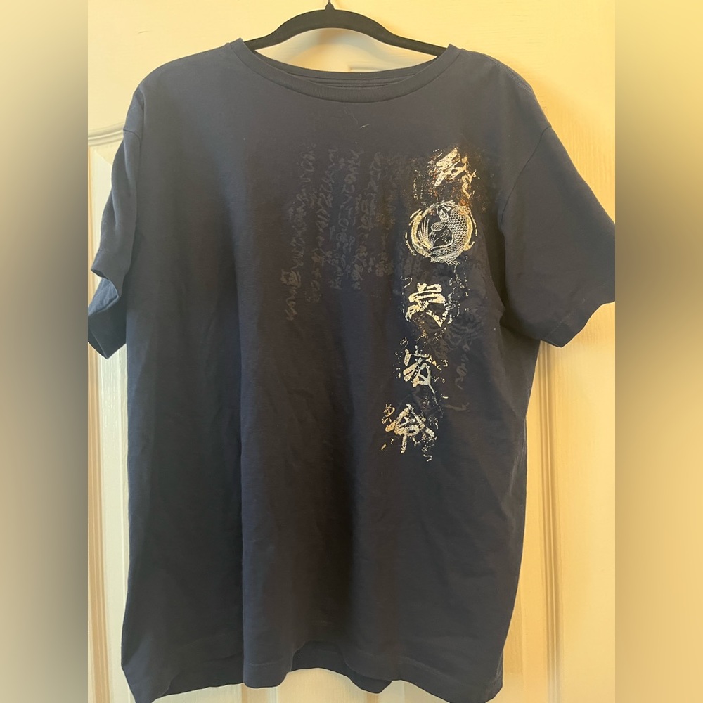 Cool vintage stranded Chinese shirt